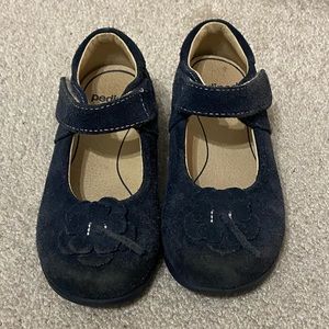 Navy Pediped Mary Janes Size 26